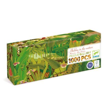 DJECO Puzzle Indická džungle - 1000 pcs