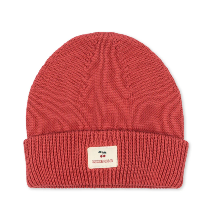 KONGES SLOJD Čepice AVELY BEANIE CARDINAL (5)