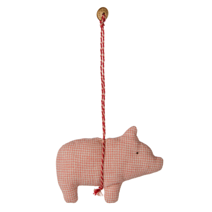 MAILEG Látková ozdoba Pig Checker S26