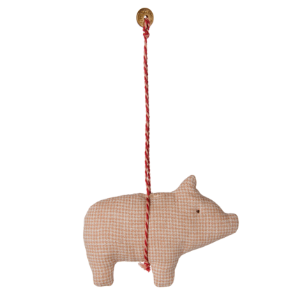 MMAILEG Látková ozdoba Pig Checker Powder S26