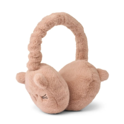 LIEWOOD Klapky na uši Timothy Plush Cat Pale tuscany (3)