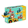 DJECO Duo puzzle Závodní auta