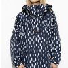 VIVI MARI Kabát do dažďa Drops navy/white