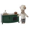 MAILEG Retro kitchen for mice S23 - dark green