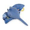 MOULIN ROTY Plush stingray with activities