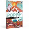 POPPIK Vzdelávací samolepkový plagát - Sopky