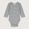 GRAY LABEL Body s dlouhým rukávem L/S GOTS - Blue Grey - Cream