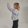 GRAY LABEL Mikina se zipem GOTS - Grey Melange