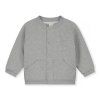 GRAY LABEL Baseball kardigan pro miminka GOTS - Grey Melange