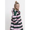 VIVI MARI Children's rain coat Bolt stripes Green/rose