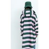 VIVI MARI Children's rain coat Bolt stripes Green/rose