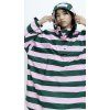 VIVI MARI Children's rain coat Bolt stripes Green/rose