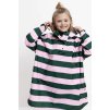 VIVI MARI Children's rain coat Bolt stripes Green/rose