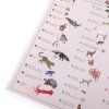 MOULIN ROTY World map with pen-and-ink pictures