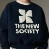 THE NEW SOCIETY Mikina Space - Midnight navy