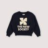 THE NEW SOCIETY Mikina Space - Midnight navy