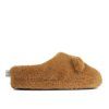 LIEWOOD Pantofle Aviaja Bear - Golden caramel