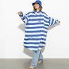 VIVI MARI Kabát do deště Bold stripes blue/sand