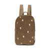 STUDIO NOOS Mini batoh - Brown Teddy Hearts