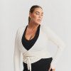 SISTERLY TRIBE Ballet Wrap Top - Off White