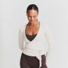 SISTERLY TRIBE Ballet Wrap Top - Off White