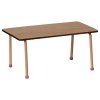 MAILEG Table with chairs - dark powder S25