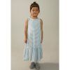 GRAY LABEL Šaty Frill GOTS - Sky
