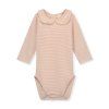 GRAY LABEL Body pro miminka s límcem GOTS - Faded pink - Cream