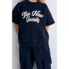 THE NEW SOCIETY Tepláky Pylos - Navy