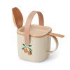 LIEWOOD Plážový set na písek Roald - Peach / Sea shell