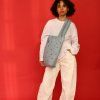 STUDIO NOOS Taška mom-bag Denim Hearts