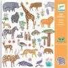 DJECO Samolepky Africká zvířata