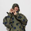 VIVI MARI Kabát do deště Dots olive/navy