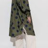 VIVI MARI Kabát do deště Dots olive/navy