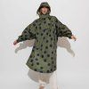 VIVI MARI Kabát do deště Dots olive/navy