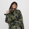 VIVI MARI Kabát do deště Dots olive/navy