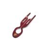 FIONA FRANCHIMON Sada tří vlasových spon - NO.1 Hairpin - Ruby Red