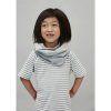 GRAY LABEL Oversize triko GOTS - Grey Melange - Off White