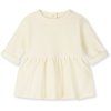 GRAY LABEL Šaty pro miminka s patentkami GOTS - Cream
