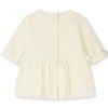 GRAY LABEL Šaty pro miminka s patentkami GOTS - Cream