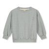 GRAY LABEL Narozeninová mikina GOTS - New Fit - Grey Melange - Berry