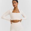 SISTERLY TRIBE Bolero Top - Marshmallow