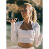 SISTERLY TRIBE Bolero Top - Marshmallow