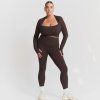 SISTERLY TRIBE Legíny Softsculpt - Espresso - Full