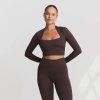 SISTERLY TRIBE Bolero Top - Espresso