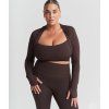 SISTERLY TRIBE Bolero Top - Espresso