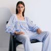THE NEW SOCIETY Dámská halenka Symi - Powder Blue