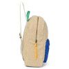 STUDIO NOOS Midi batoh - Ecru Teddy Cobalt FP
