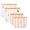 LIEWOOD Sáčky na potraviny znovupoužitelné 4-Pack Peach / Sea shell