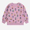 BOBO CHOSES Mikina Game Pawns all over - LAVENDER